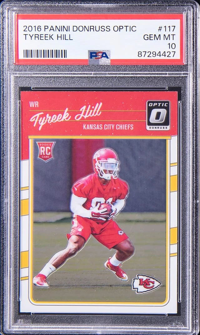2016 Panini Donruss Optic Tyreek Hill #111 card image