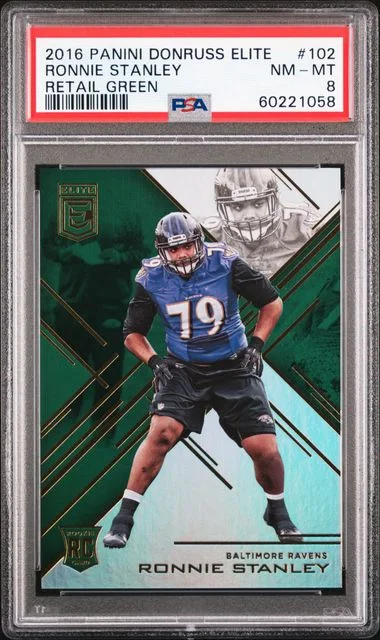 2016 Panini Donruss Ronnie Stanley Elite #102 card image