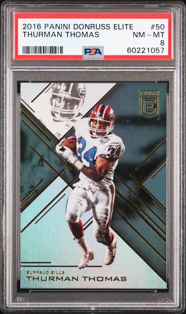 2016 Panini Donruss Thurman Thomas Elite #50 card image