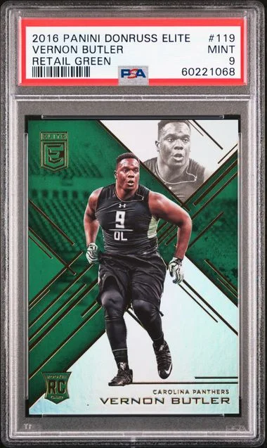 2016 Panini Donruss Vernon Butler Elite Retail Green #119 card image