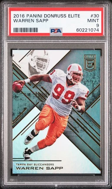2016 Panini Donruss Warren Sapp Elite #30 card image