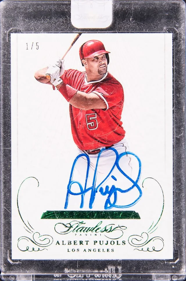 2016 Panini Flawless Albert Pujols Greats #GA-AP card image