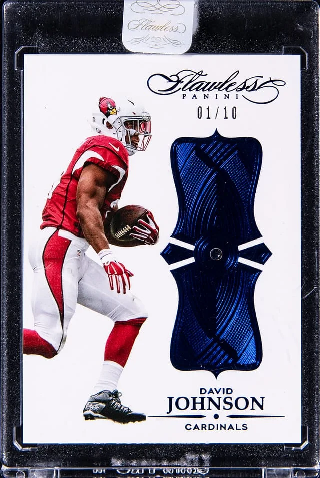 2016 Panini Flawless David Johnson Sapphire #2 card image