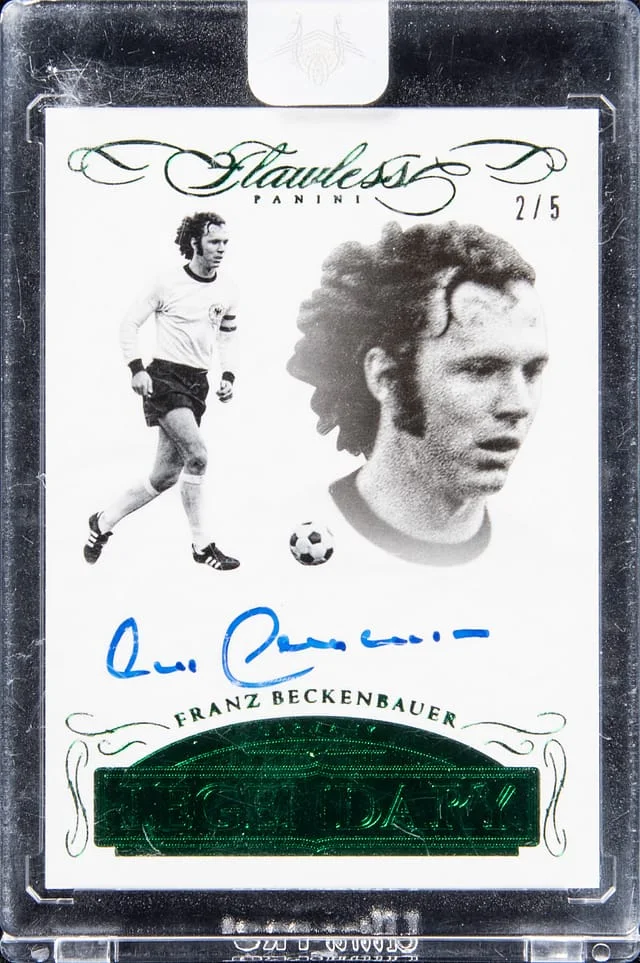 2016 Panini Flawless Franz Beckenbauer #LS-FBG card image
