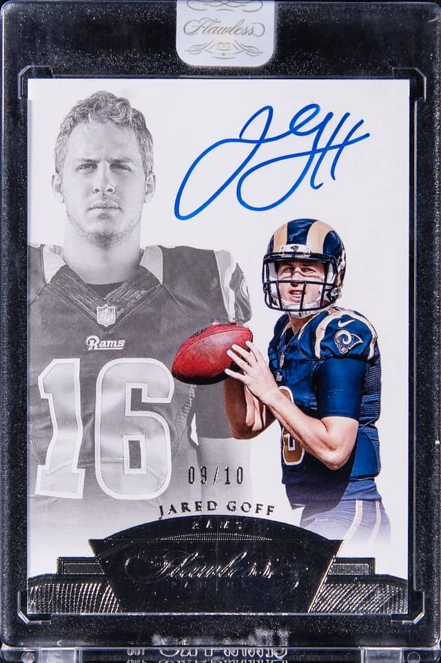 2016 Panini Flawless Jared Goff Autograph #RFJG card image