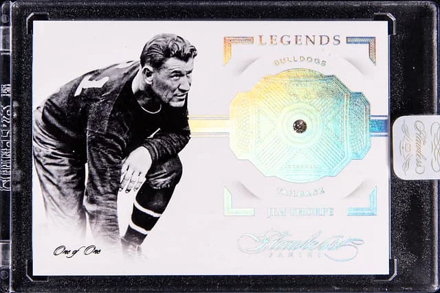 2016 Panini Flawless Jim Thorpe Diamond Platinum #104 card image