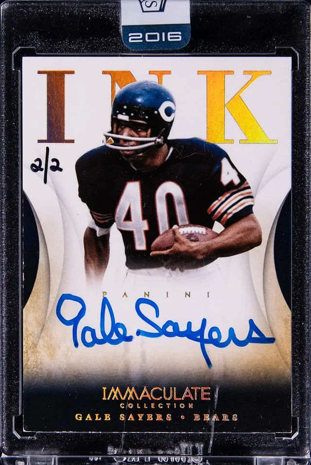 2016 Panini Gale Sayers Honors 2014 Panini Immaculate Recollection #15 card image