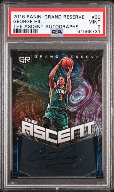2016 Panini George Hill Grand Reserve The Ascent Autographs #30 card image