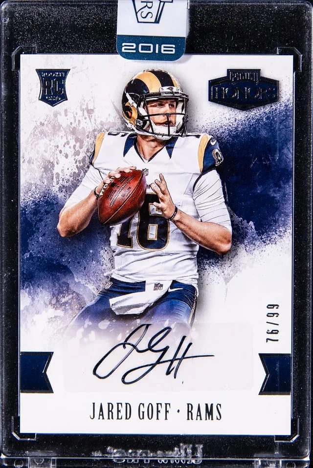 2016 Panini Jared Goff Honors Autographs #76 card image