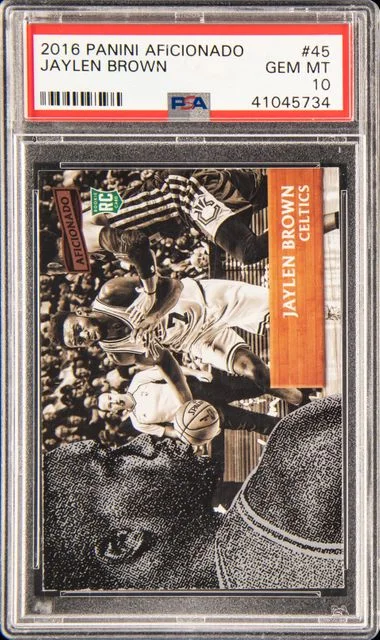 2016 Panini Jaylen Brown Aficionado #45 card image