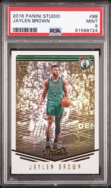2016 Panini Jaylen Brown Studio #88 card image