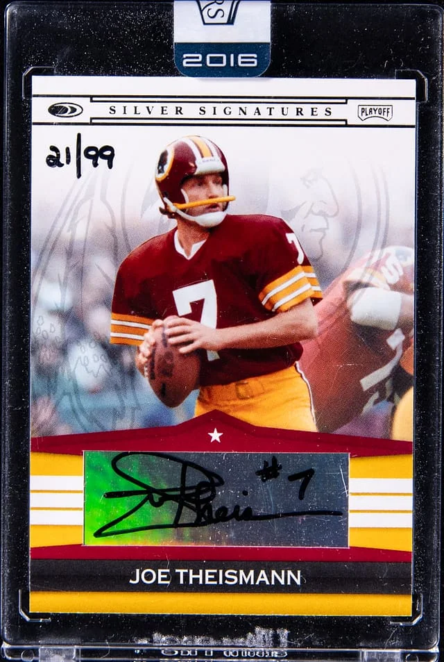 2016 Panini Joe Theismann Honors Donruss Silver Signatures #SS-JT card image