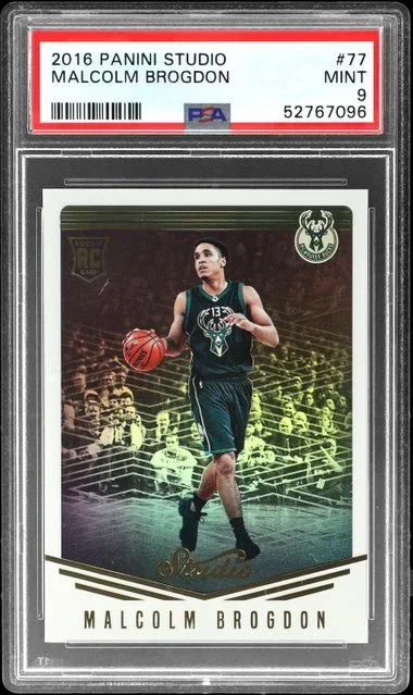 2016 Panini Malcolm Brogdon Studio #77 card image