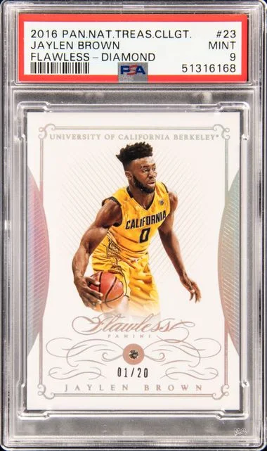 2016 Panini National Treasures Jaylen Brown Collegiate Flawless Diamond #23 card image