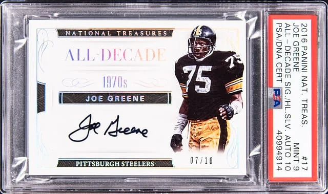 2016 Panini National Treasures Joe All Decade Signature Holo Silver #17 card image