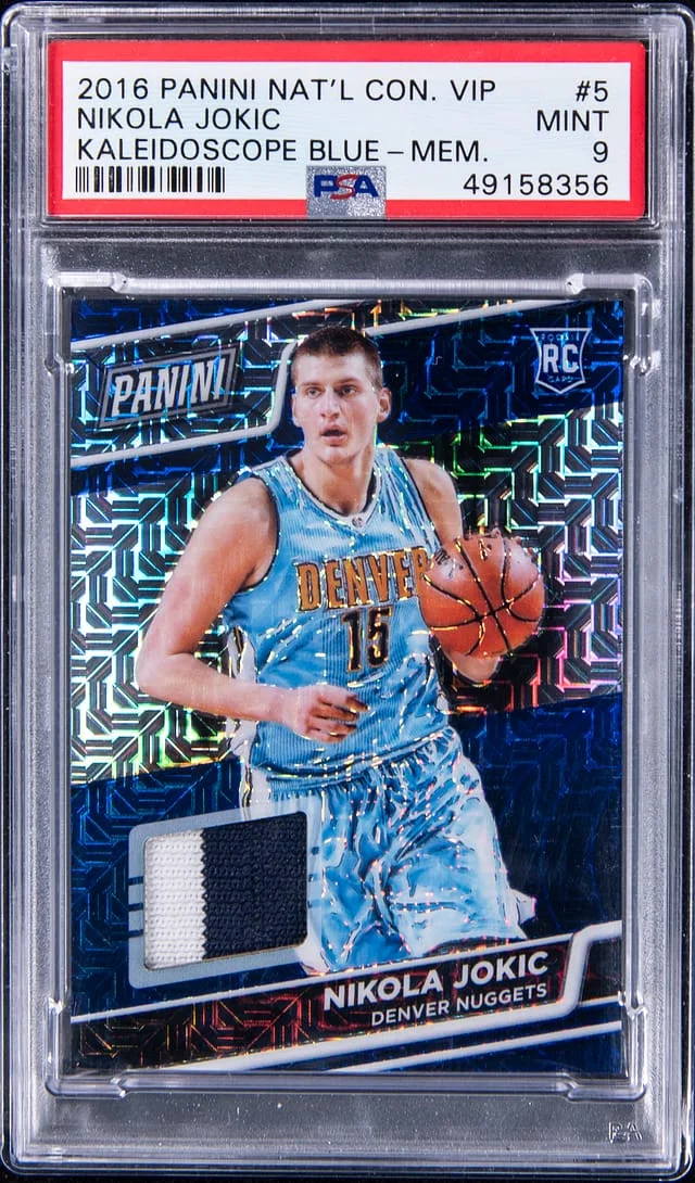 2016 Panini Nikola Jokic National Convention VIP Orange Cracked Ice #5 card image