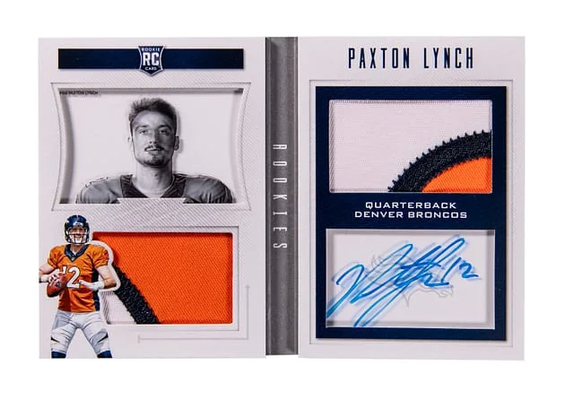 2016 Panini Paxton Lynch Playbook #109 card image