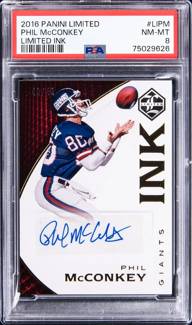 2016 Panini Phil McConkey Limited Ink #LIPM card image