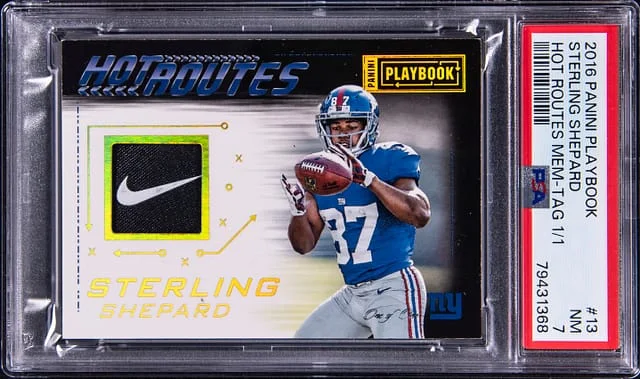 2016 Panini Playbook Hot Routes Memorabilia Nike #no-number card image