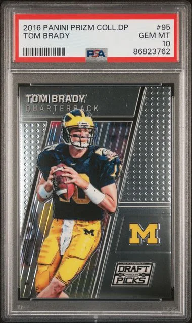 2016 Panini Prizm Brady Collegiate Draft Picks 95 #Tom card image