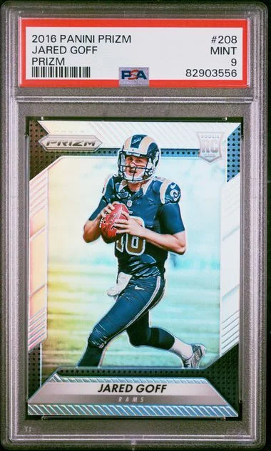 2016 Panini Prizm Jared Goff Prizm #208 card image