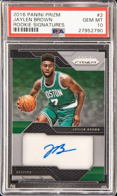 2016 Panini Prizm Jaylen Brown Signatures #2 card image