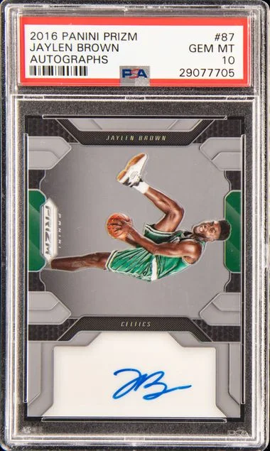 2016 Panini Prizm Jaylen Brown Autograph #87 card image