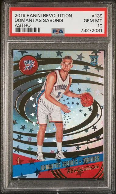 2016 Panini Revolution Domantas Sabonis #139 card image