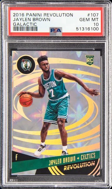 2016 Panini Revolution Jaylen Brown Galactic #107 card image