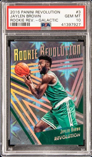2016 Panini Revolution Jaylen Brown Autograph #3 card image
