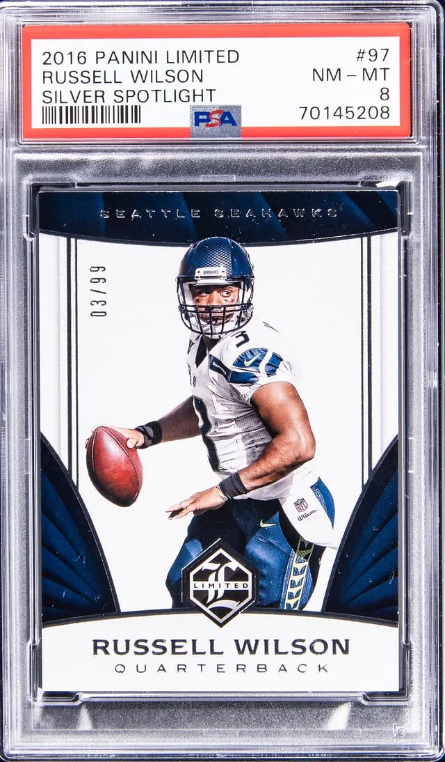 2016 Panini Russell Wilson Limited Silver Spotlight #97 card image
