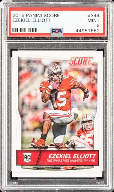 2016 Panini Score Ezekiel Elliott #344 card image