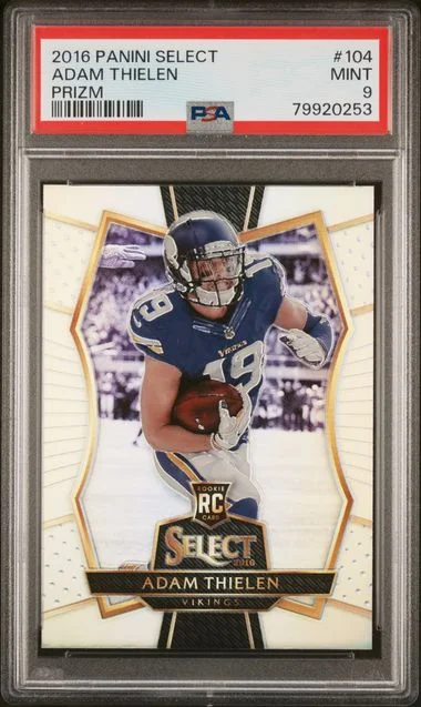2016 Panini Select Adam Thielen Prizm #104 card image
