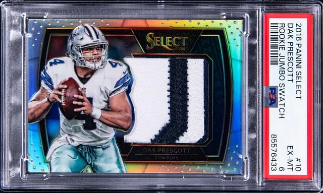 2016 Panini Select Dak Prescott Jumbo Swatch #10 card image