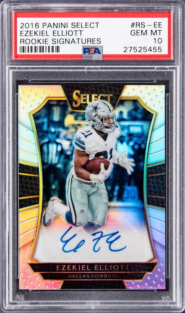 2016 Panini Select Football Ezekiel Elliott #RS-EE card image