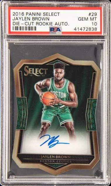 2016 Panini Select Jaylen Brown Die-Cut Autograph #29 card image