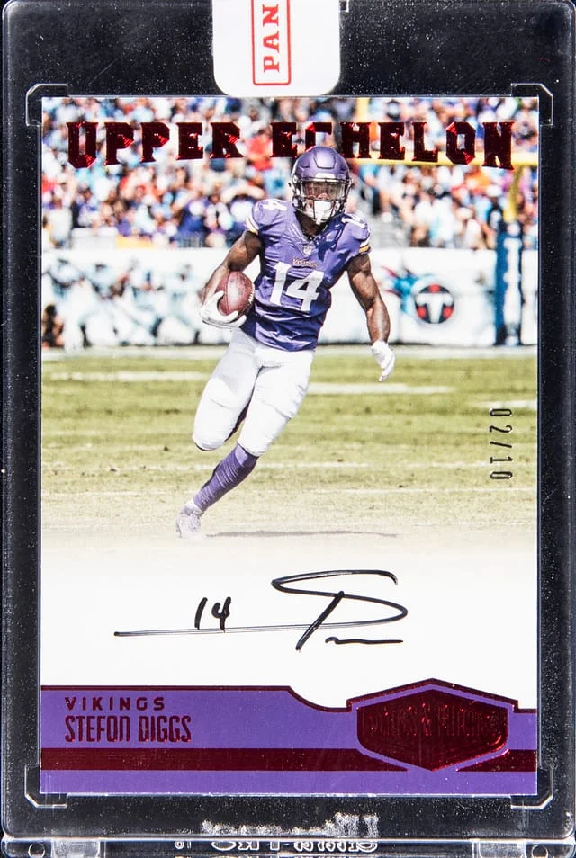 2016 Panini Stefon Diggs Plates & Patches Upper Echelon #13 card image