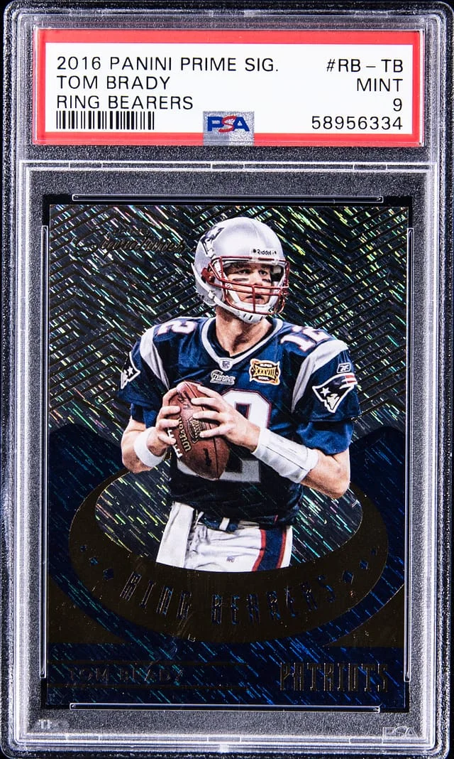 2016 Panini Tom Brady Prime Signatures Ring Bearers #RB-BR card image