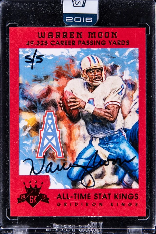 2016 Panini Warren Moon Honors Gridiron Kings Autographs #183 card image