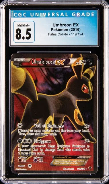 2016 Pokemon Fates Collide Umbreon Ex #119 card image