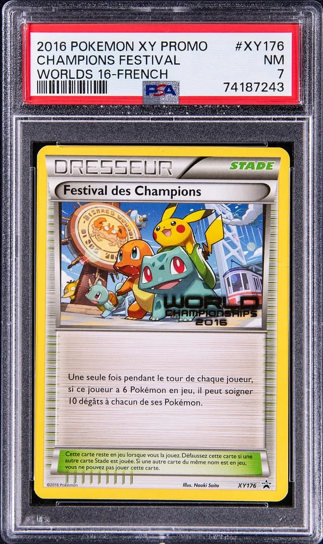 2016 Pokemon French XY Black Star Promos World Championships Champions Festival #XY176 card image
