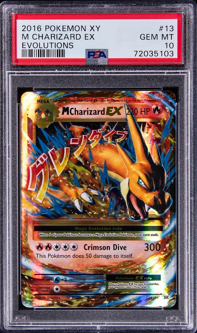 2016 Pokemon XY Evolution Charizard Ex #13 card image
