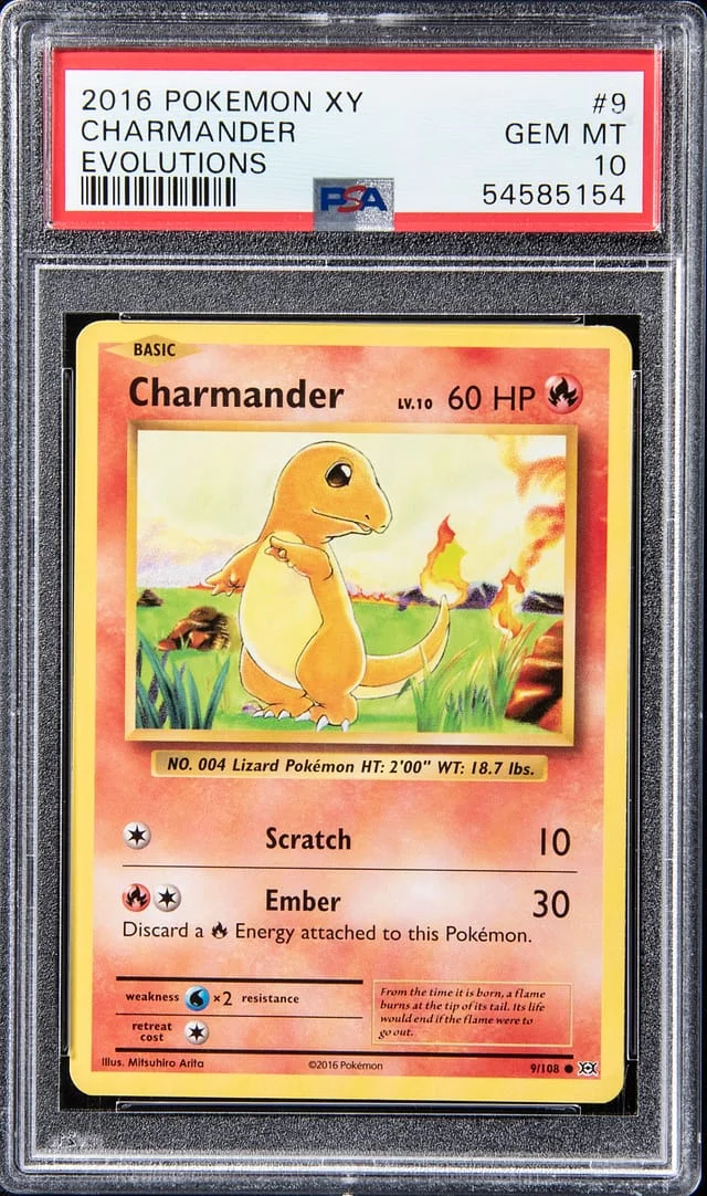 2016 Pokemon XY Evolutions Charizard #9 card image