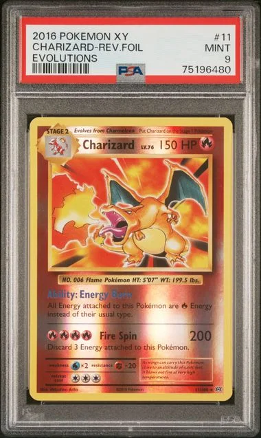 2016 Pokemon Xy Evolutions Charizard-Reverse #11 card image
