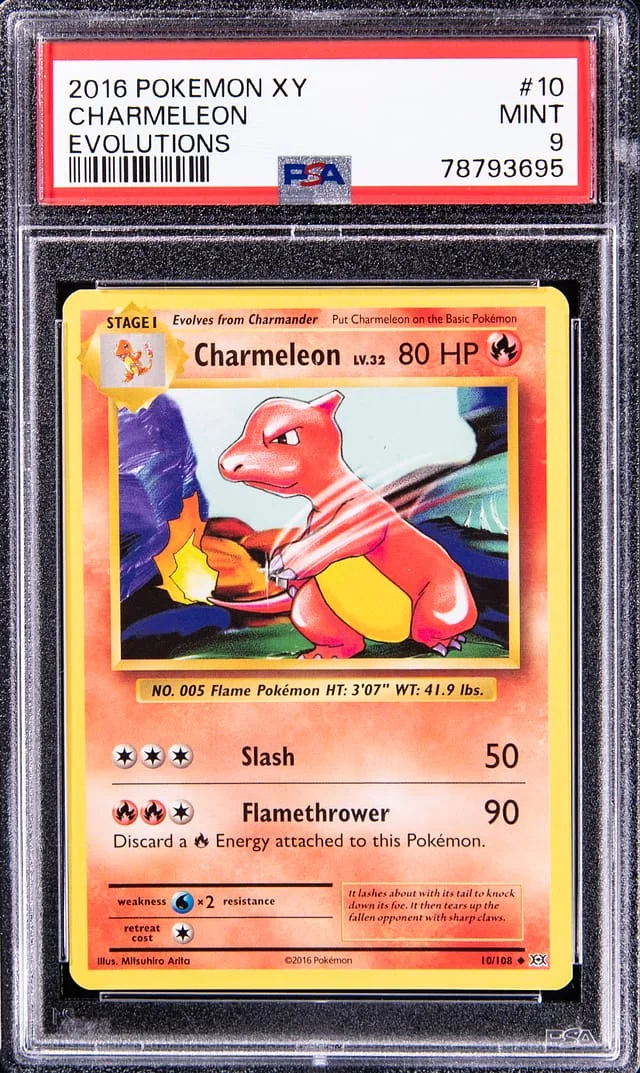 2016 Pokemon XY Evolutions Charmeleon #10 card image