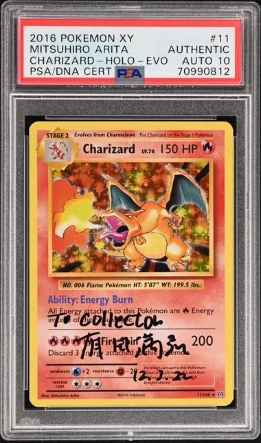 2016 Pokemon XY Evolutions Holofoil Charizard #11 card image