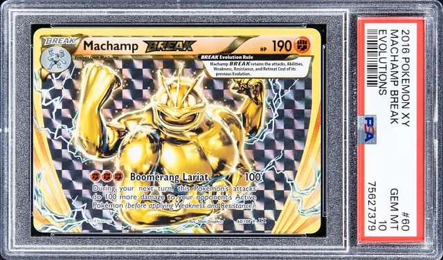 2016 Pokemon XY Evolutions Machamp Break #60 card image