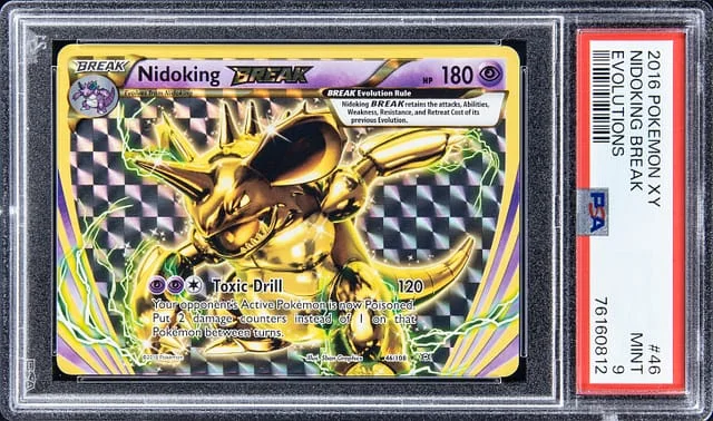 2016 Pokemon XY Evolutions Nidoking Break #46 card image