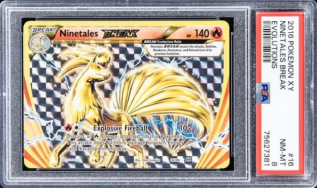 2016 Pokemon XY Evolutions Ninetales Break #16 card image