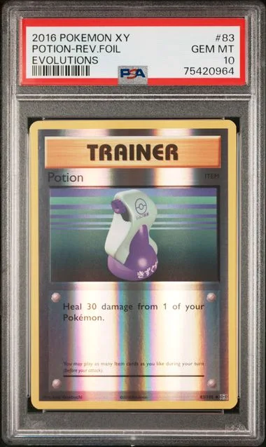 2016 Pokemon XY Evolutions Reverse Foil Potion #83 card image